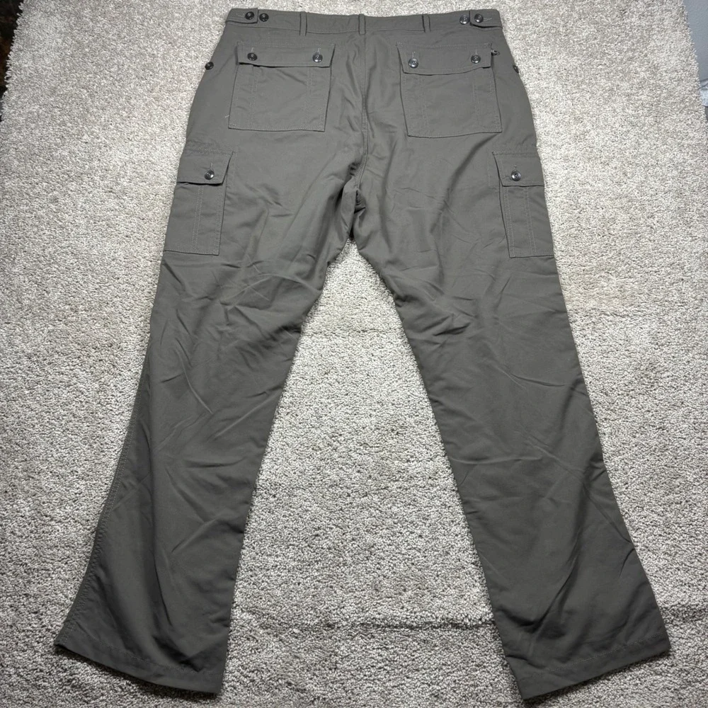 Clothing Arts P^cubed Pick-Pocket Proof Travel Cargo Pants Mens 38x32 Olive Gray